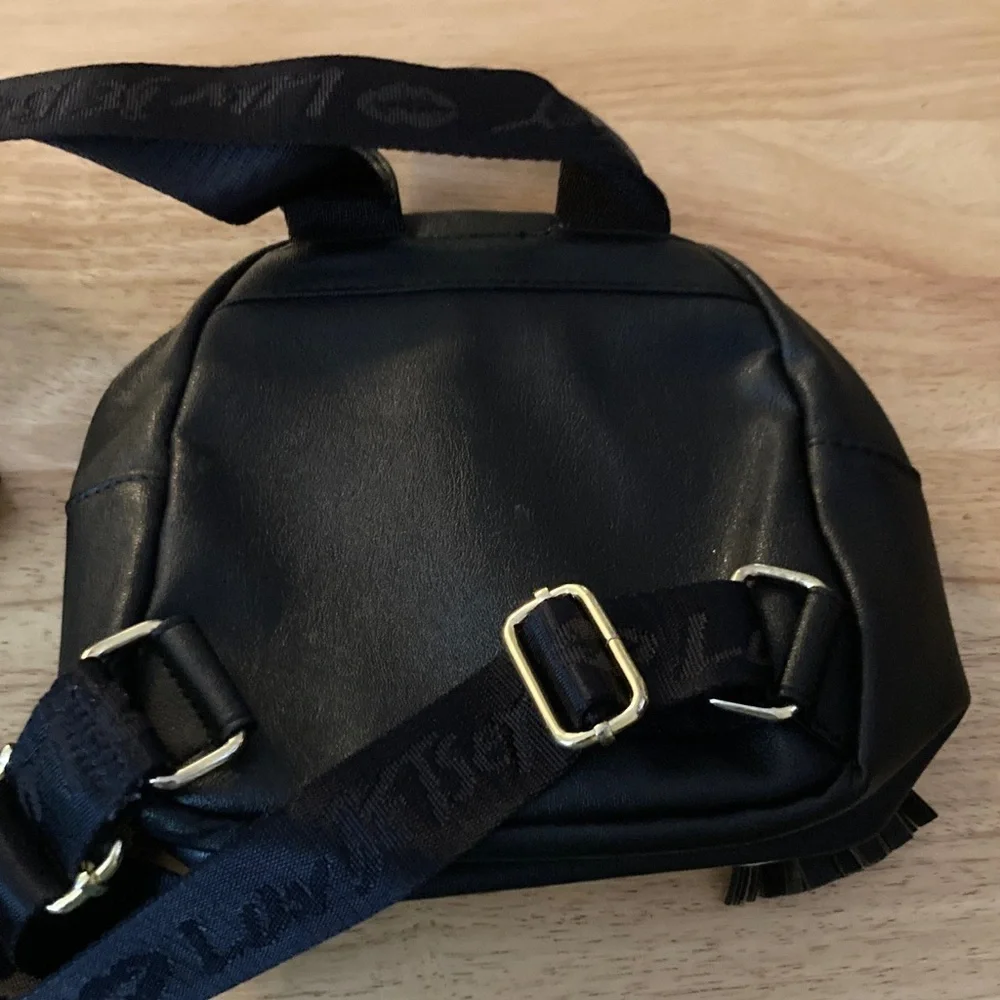 Luv Betsey by Betsey Johnson Floral Striped Mini Backpack. EUC. Super cute - Picture 6 of 7